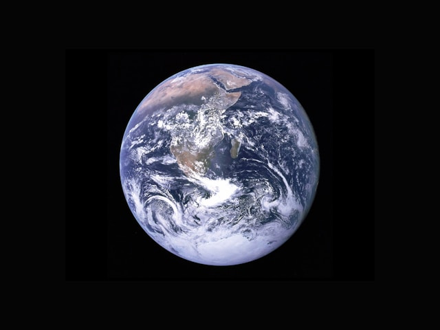 pianeta terra visto dallo spazio