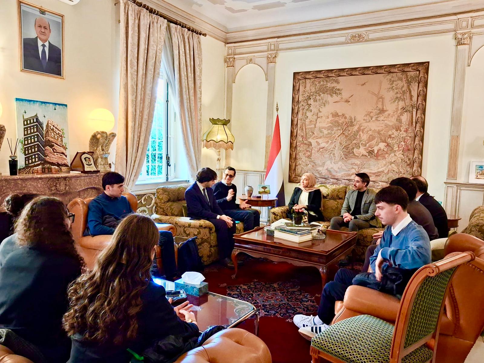 incontro tra l'associazione wai e l'ambasciata dello yemen